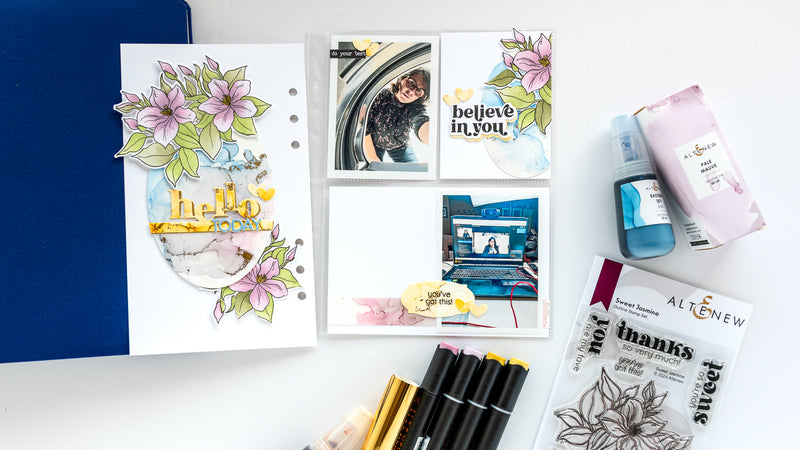 Using Mixed Media In Memory-Keeping Layouts! (With Video Tutorial!)