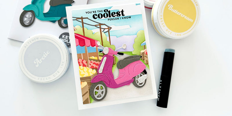 How to Create Scene Cards with Layering Stencils & Die Cuts