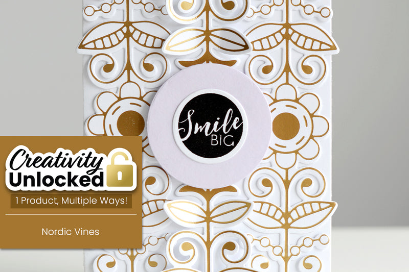 Creativity Unlocked feat. Nordic Vines | Shiny CAS Cheerful Card