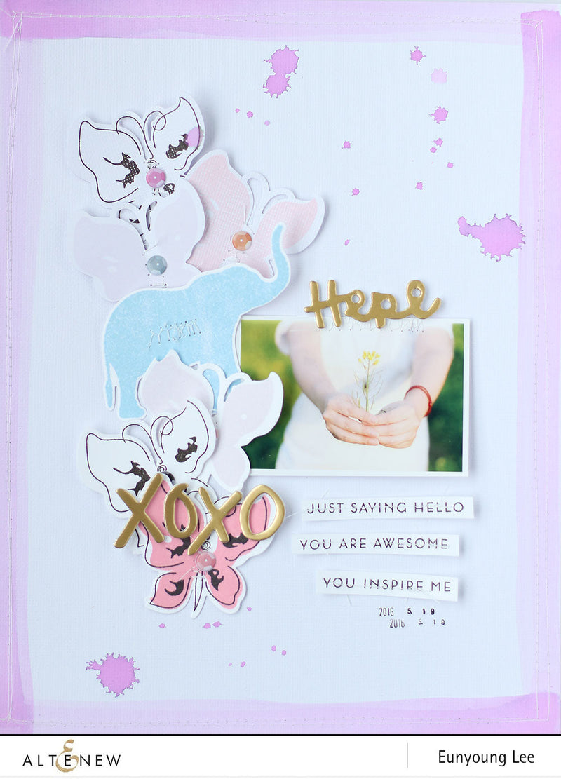 Video : Painted butterflies diecutting for scarpbooking