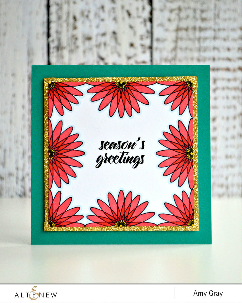 Stretch your stash for the season with Geometric Flowers Stamp Set