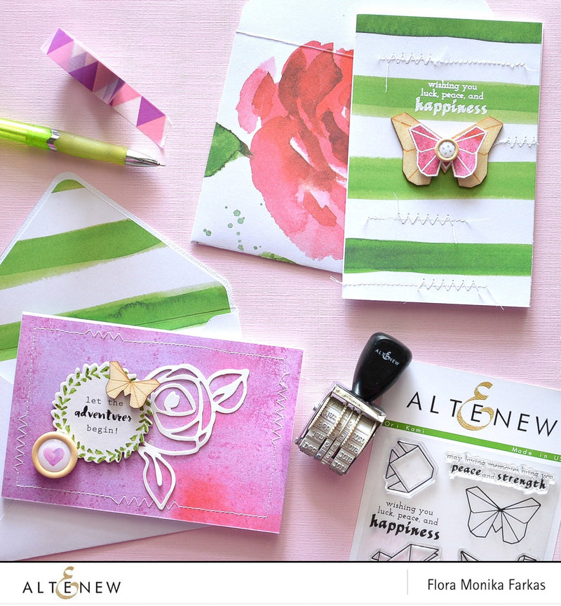 Cards made with Altenew Reflection Kit