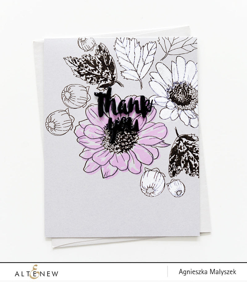 Simple One Layer Thank You Card