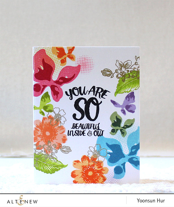 Mixing Several Stamp Sets To Create One Card