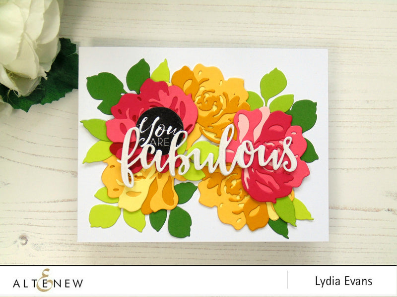 Re-purpose Scraps Using Fantasy Floral Die Set