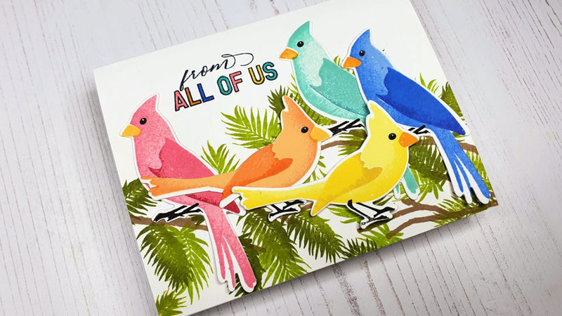 (Video) Stretching Your Holiday Supplies For Tropical Cards | Lydia’s Crafty Corner