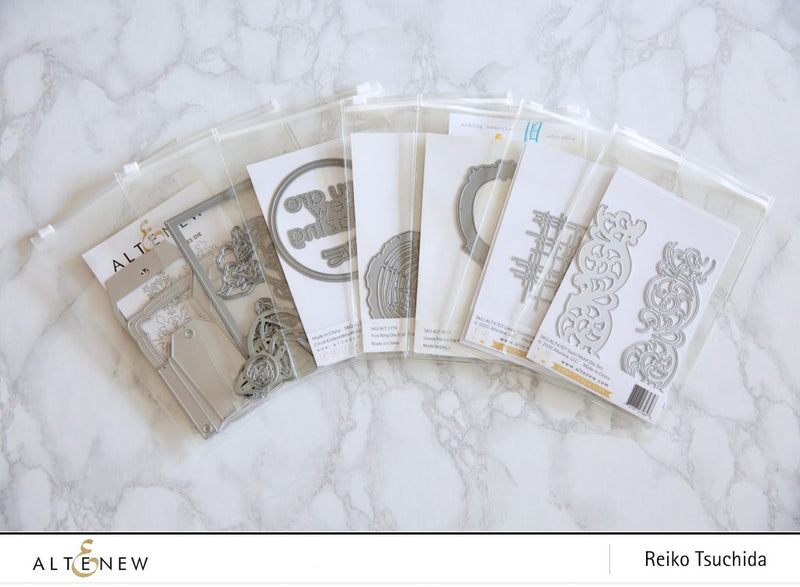 Organizing Metal Dies and Creating Mini Scrapbook Layouts