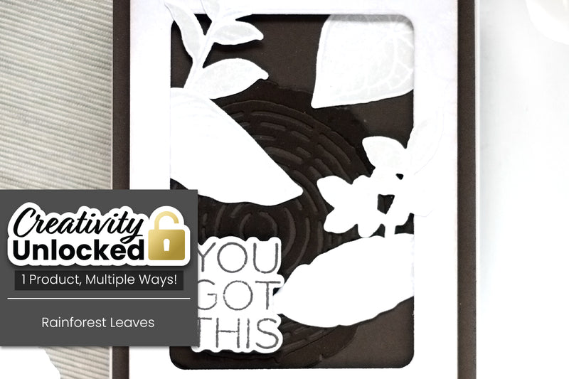 Creativity Unlocked Feat. Stepping Into The Rainforest | Tone-On-Tone Encouraging Card