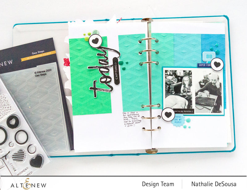 3 Colorful Paper Crafting Projects using Embossing Folders