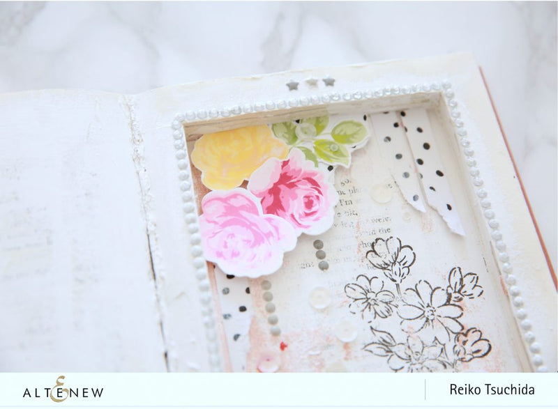 Fun Altered Book Inspiration feat. Vintage Roses Stamp Set