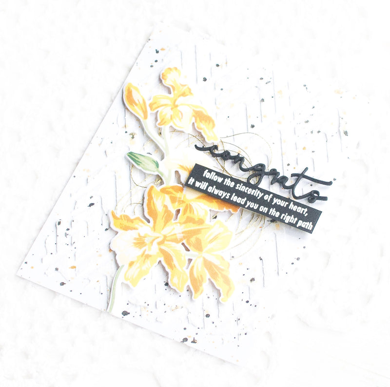 How-to Video: Mixed Media Cards (ft. Build-A-Flower: Cattleya) by May Sukyong Park