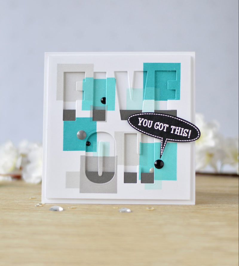 Video: Hidden Message Masculine Card