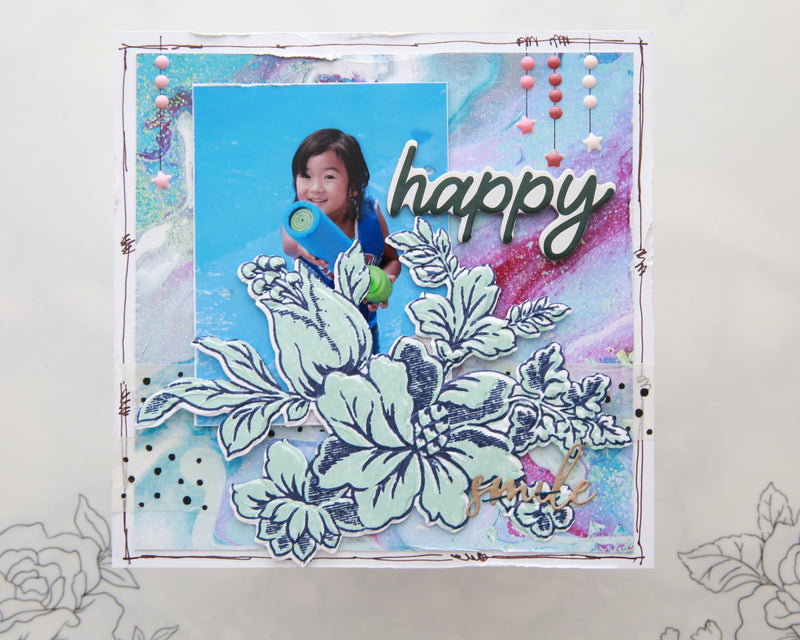 Simple Trick to Add Dimension to Scrapbooking Layouts