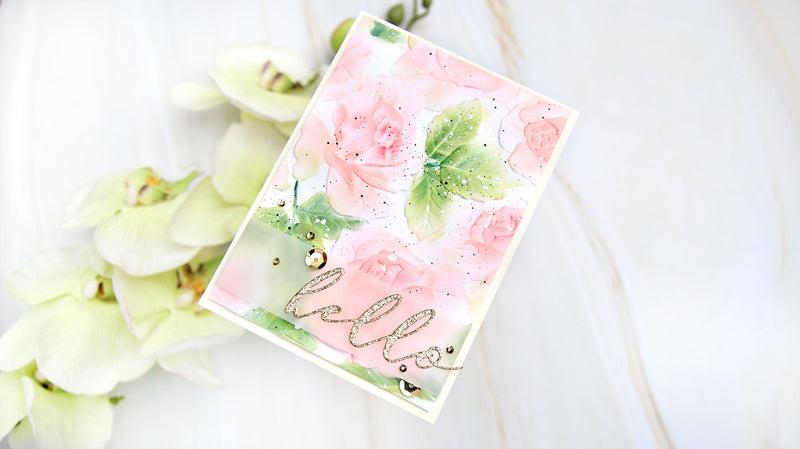 Create A Pretty Card With Ink Blending
