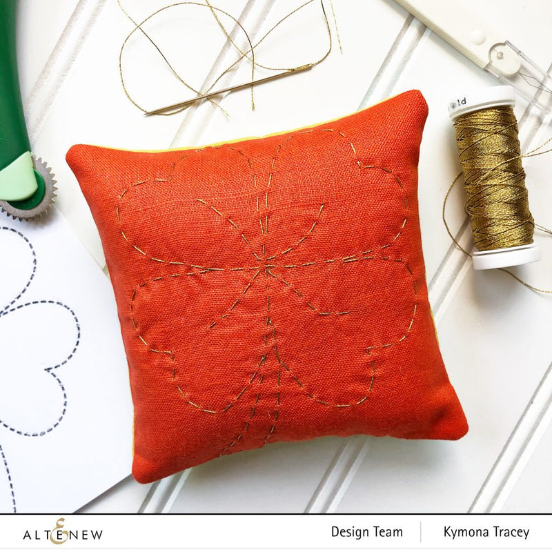 Quick and Fun Way to Use Altenew's Metallic Thread