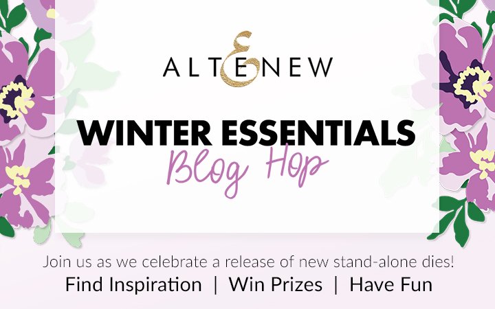 Winter Essentials Stand-Alone Dies & Glue Pen Release Blog Hop + Giveaway
