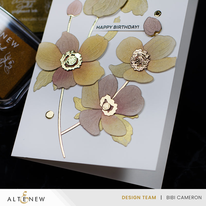 Quick and Easy 5-Minute Birthday Card with Metallic Die-Cuts | Creative Die-Cutting with Bibi Cameron