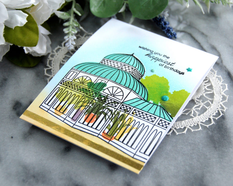 One Layer Card with 5 Easy Masking Tips