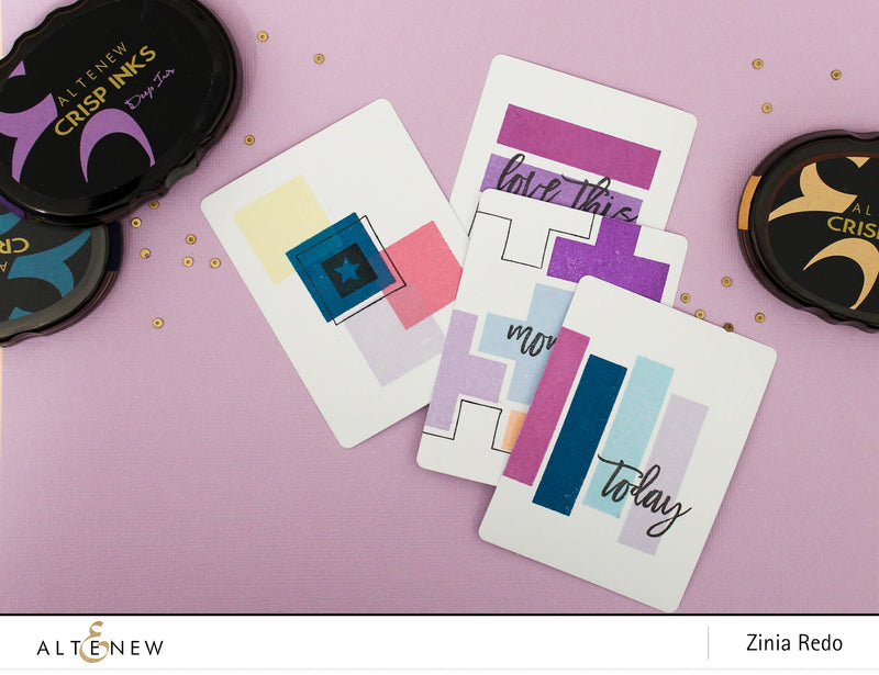 Video: DIY Geometric Project Life Cards