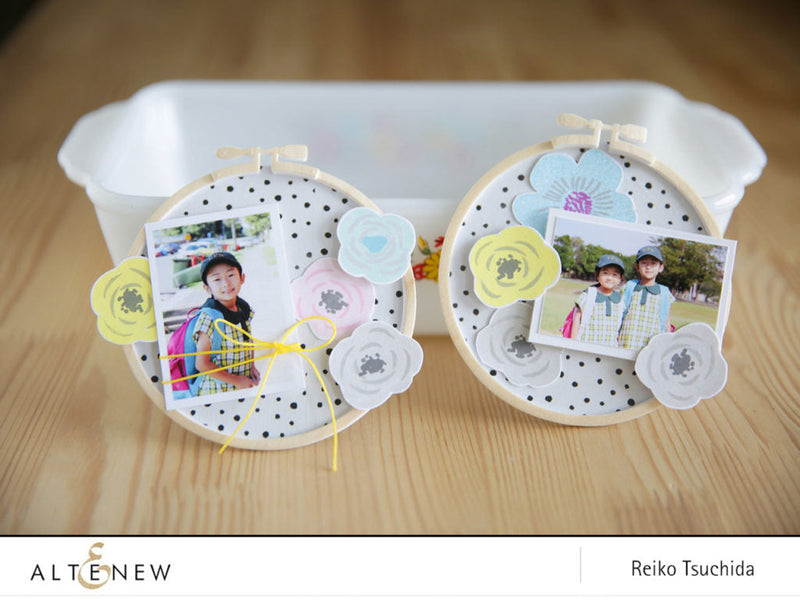 Home Decor with Circle Embroidery Hoop Die