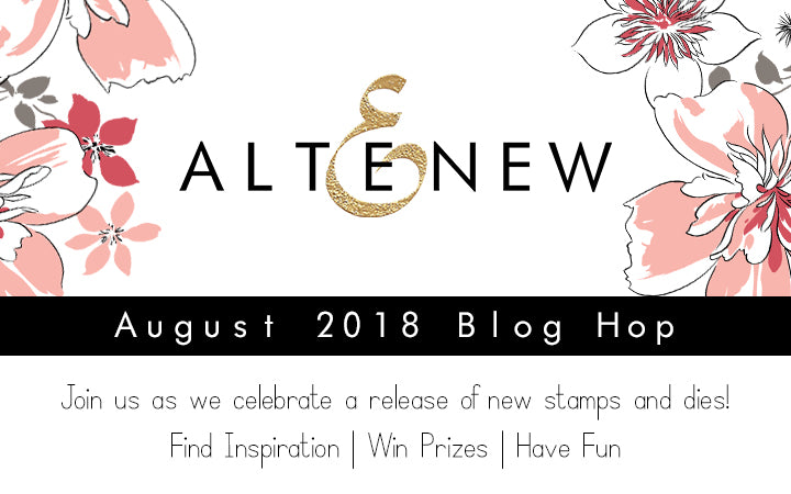 August 2018 Stamp and Die Release Blog Hop + Giveaway