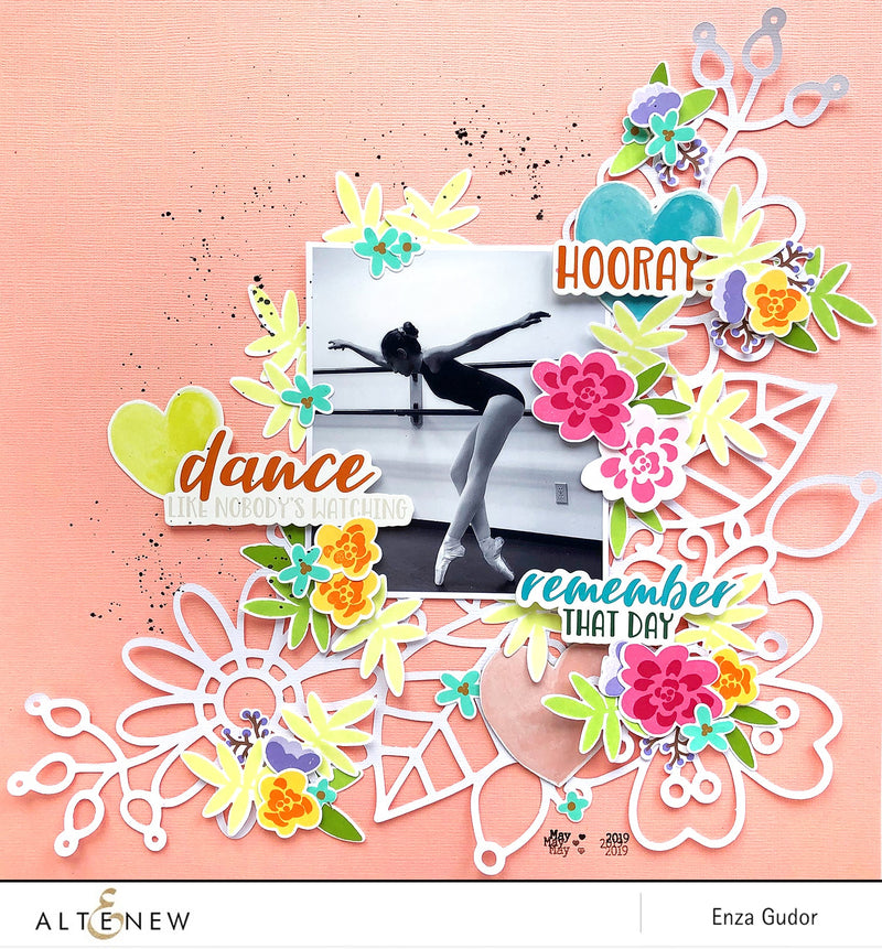 Fast and Simple Layout with the Bold Bunch Stamp Set