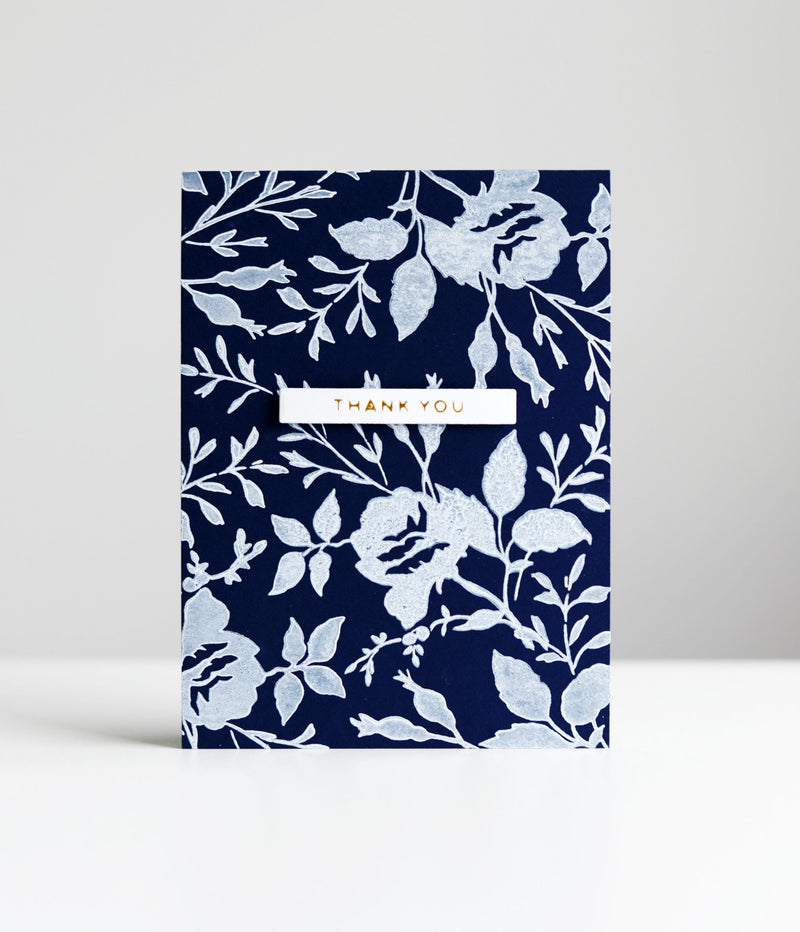 Elegant Thank You Card with Dainty Bouquet Stamp Set