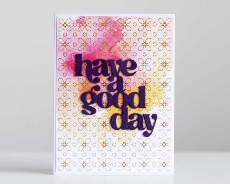 Quick and Simple “Just Because” Card to Brighten Up Someone’s Day
