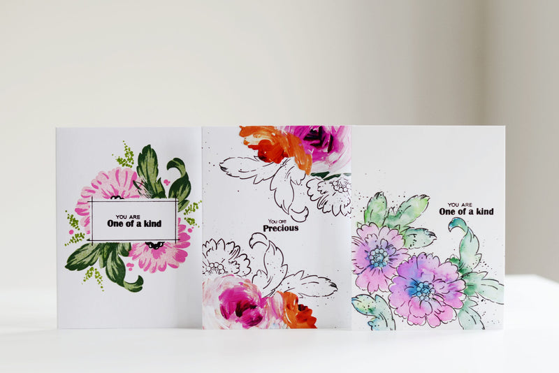 3 Clean and Simple Cards, 3 Cardmaking Techniques, 1 Stamp Set!