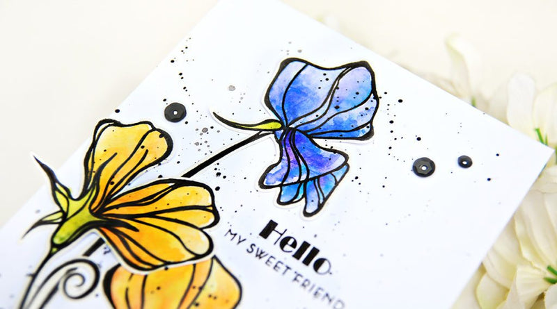 Video: Quick and Simple Card with Sweetest Peas