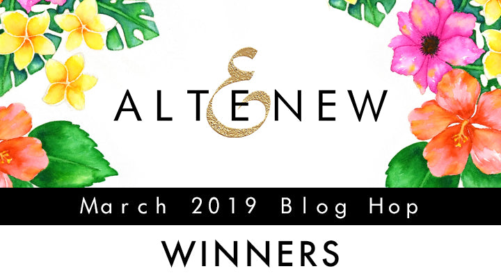 March 2019 Tropical Fiesta Watercolor Brush Markers Release Giveaway Winners
