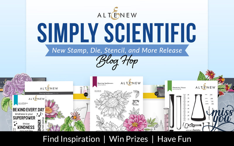 November 2022 Simply Scientific Release Blog Hop + Giveaway ($300 in Total Prizes!) | NEW Stamps, Dies, Stencils, & MORE