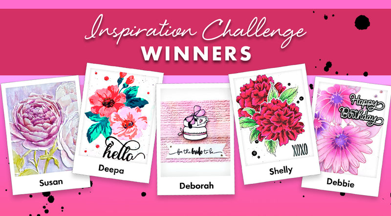 4 Winners of $30 Gift Cards + Future Blog Hop Guest Spot! | February 2023 Inspiration Challenge Winners