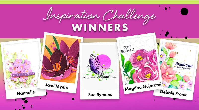 4 Winners of $30 Gift Cards + Future Blog Hop Guest Spot! | June 2023 Inspiration Challenge Winners