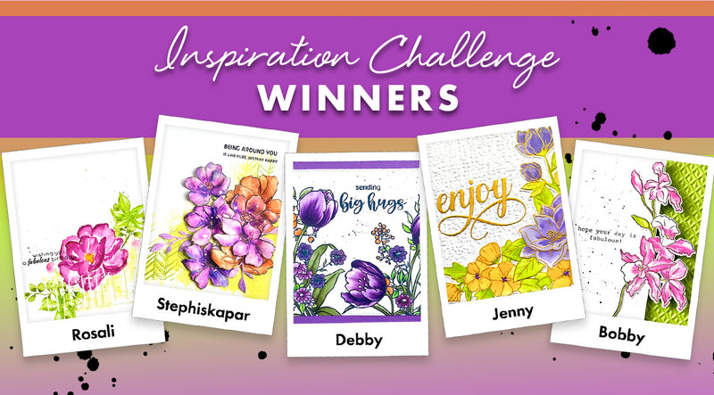 4 Winners of $30 Gift Cards + Future Blog Hop Guest Spot! | May 2023 Inspiration Challenge Winners