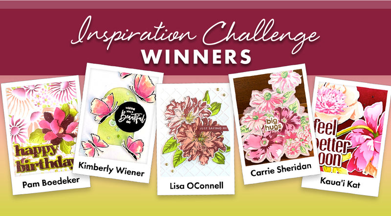 4 Winners of $30 Gift Cards! | August 2024 Inspiration Challenge Winners