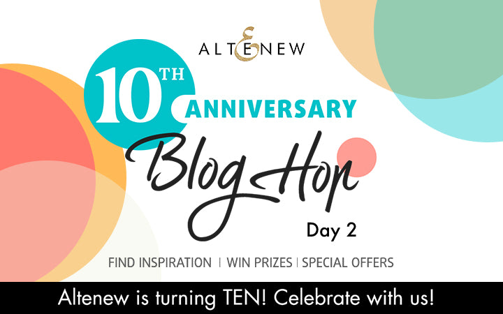 Altenew’s 10th Anniversary Blog Hop: A Decade of Crafting Fun! | Day 2 + Giveaways