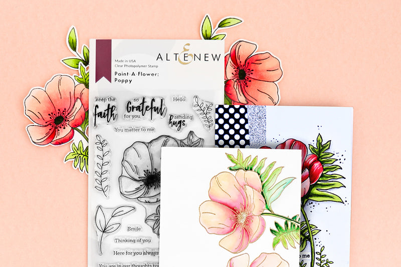 NEW Paint-A-Flower Release: Poppy Blog Hop and Giveaway!