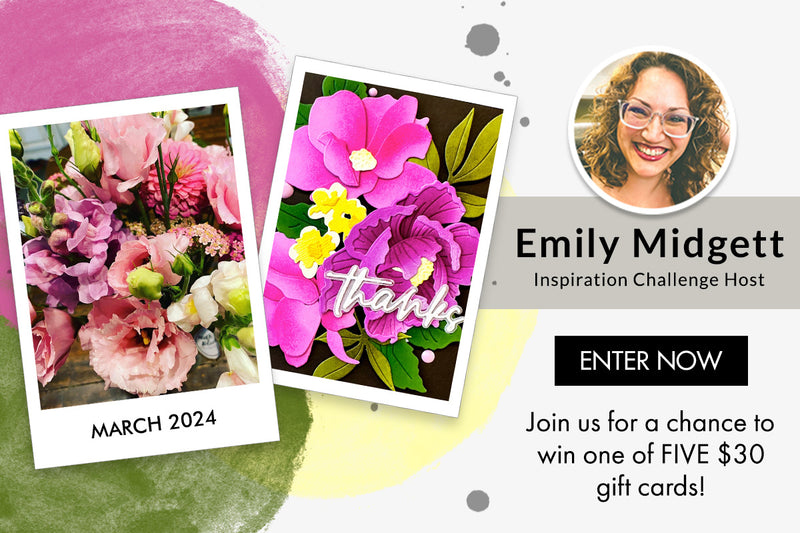 Altenew Inspiration Challenge for March 2024 with Emily Midgett!
