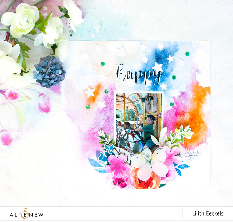 Layout with Layered Stars and Leftover Bits