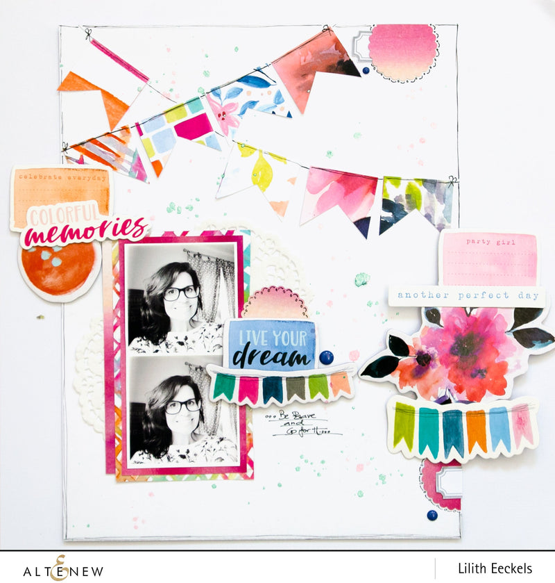 Video: Live Your Dream Scrapbook Collection Inspiration - Banners