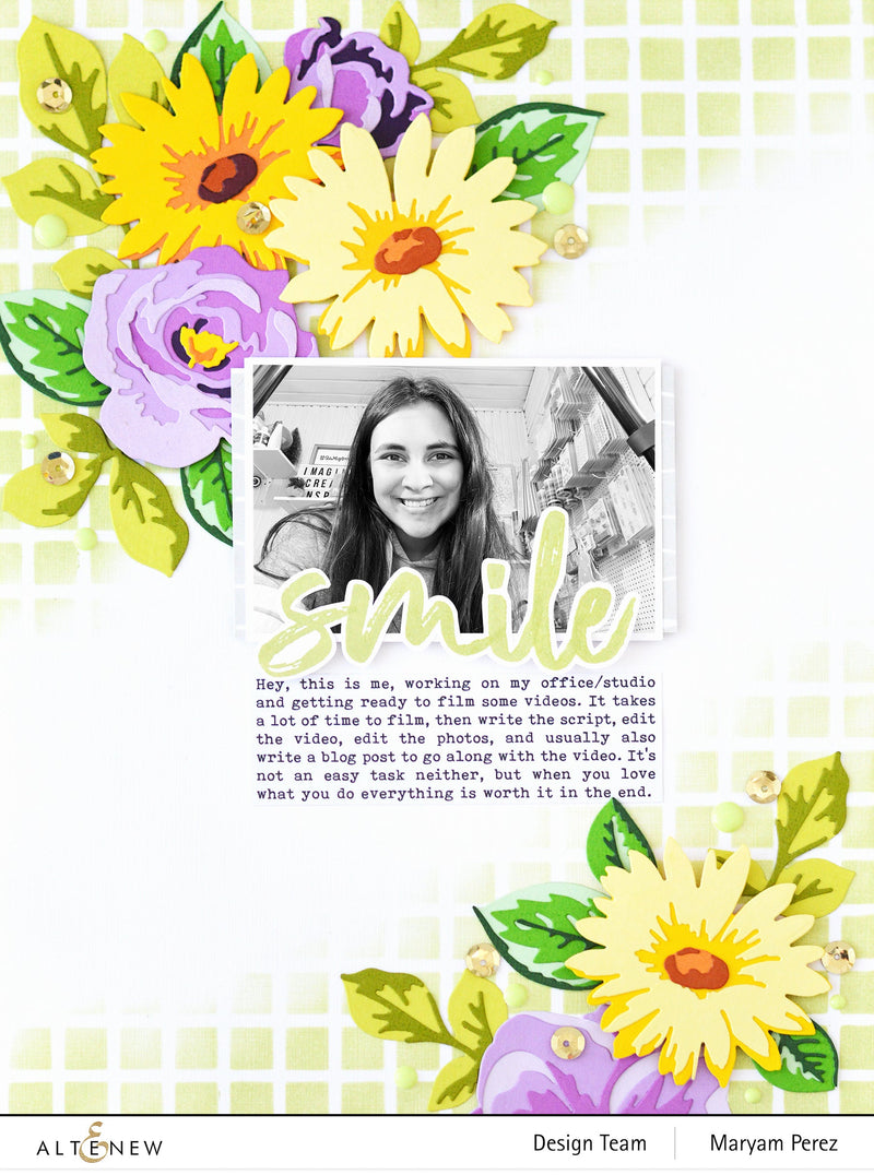 Combine Different Layering Dies to Create One Gorgeous Scrapbook Page!