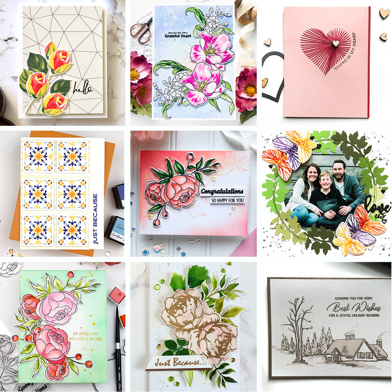October 2019 Stamp/Die/Mask Stencil Release Giveaway Winners