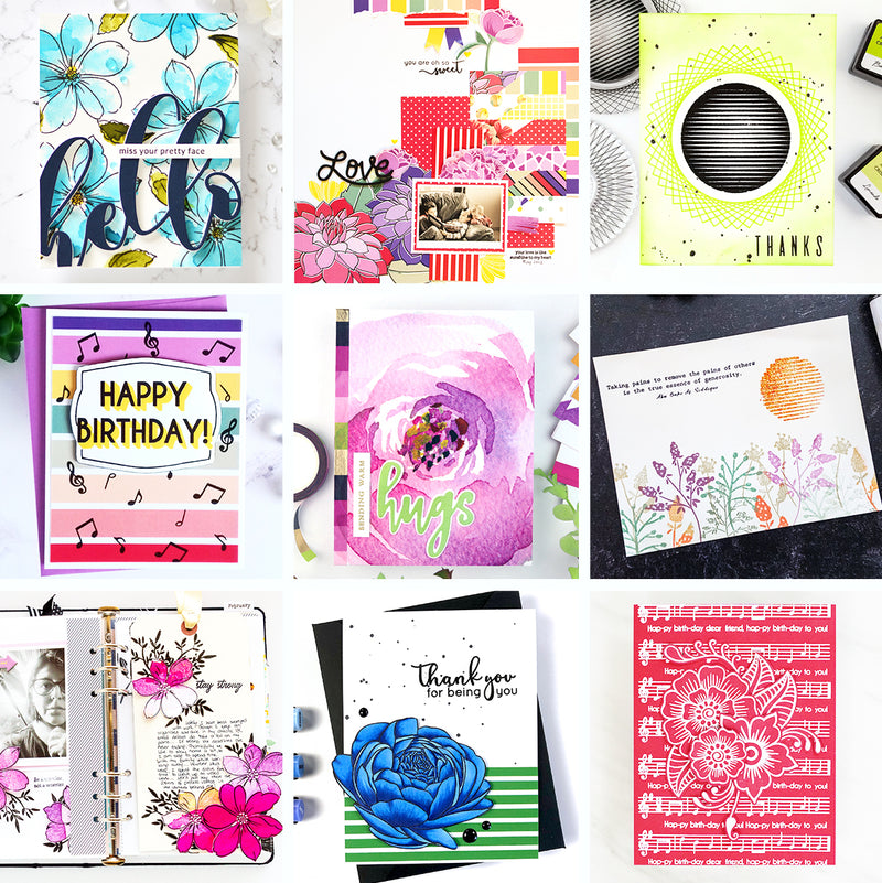 WINNERS! March 2020 Stamp/Die/6×6 Paper Packs/Mini Cubes Release Giveaway