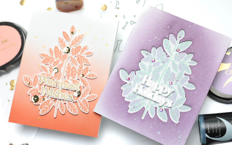 Festive Tree Stamp and Die Set – 2 Ways | Easy Holiday Card Ideas