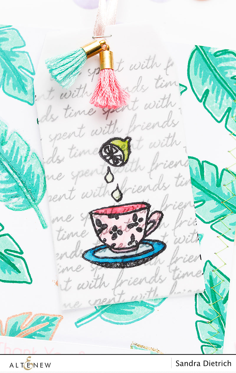 DIY Gift Wrapping: Dress your gift with a handmade stamped pocket