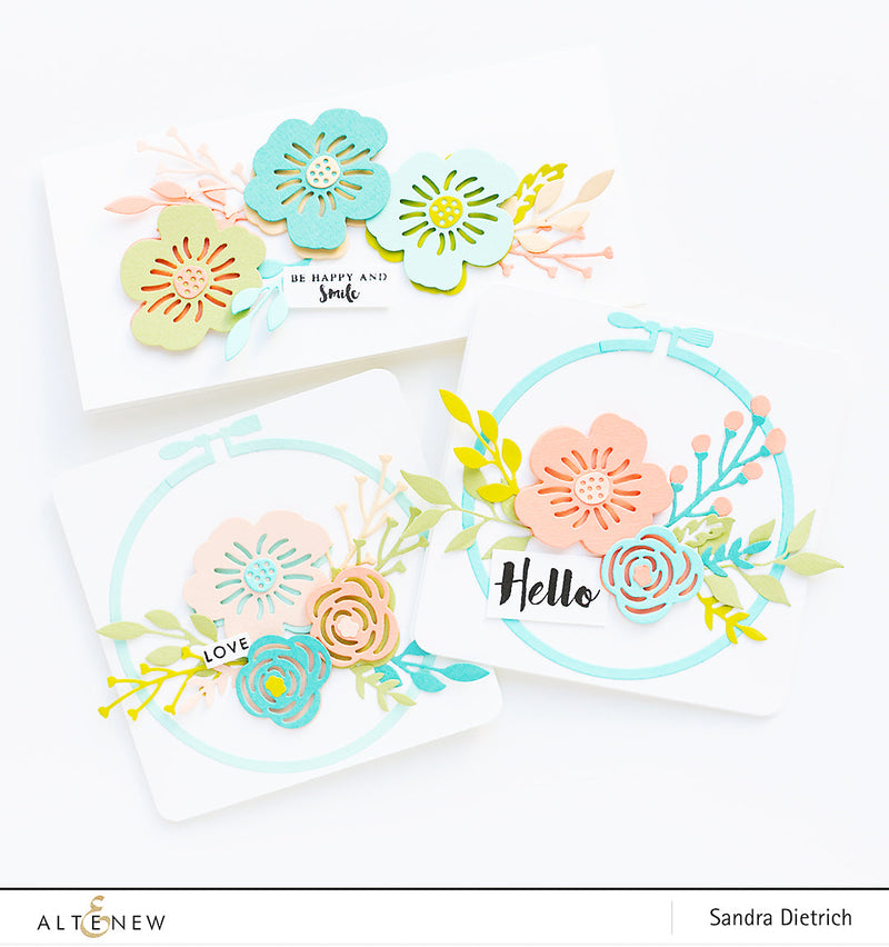 Spring Inspiration with Layered Floral Elements Die