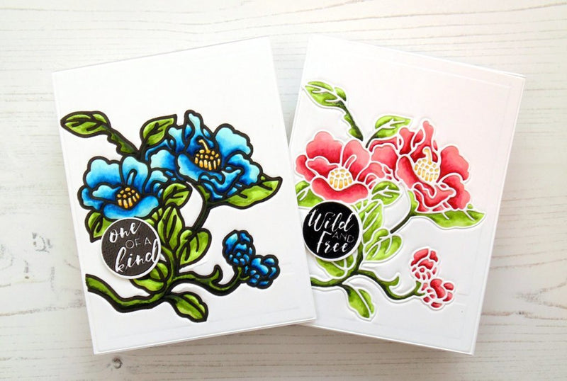 Lydia’s Crafty Corner – Coloring Dry Embossed Images