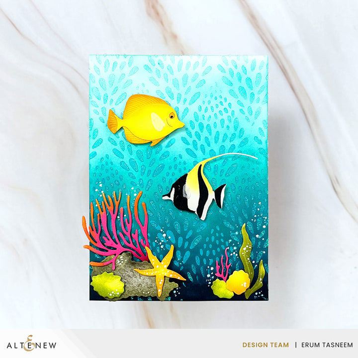 Flourishing Coral Stencil - Altenew