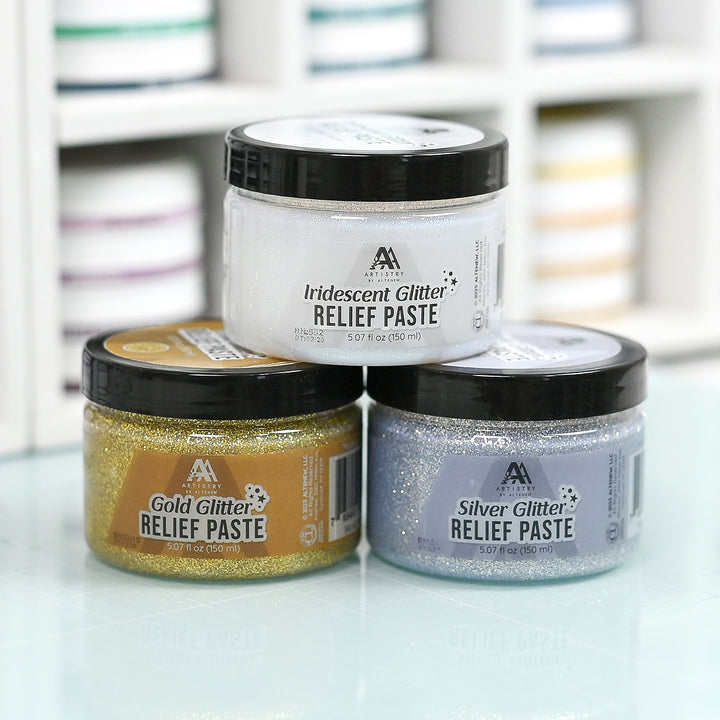 Gold Glitter Relief Paste - Altenew